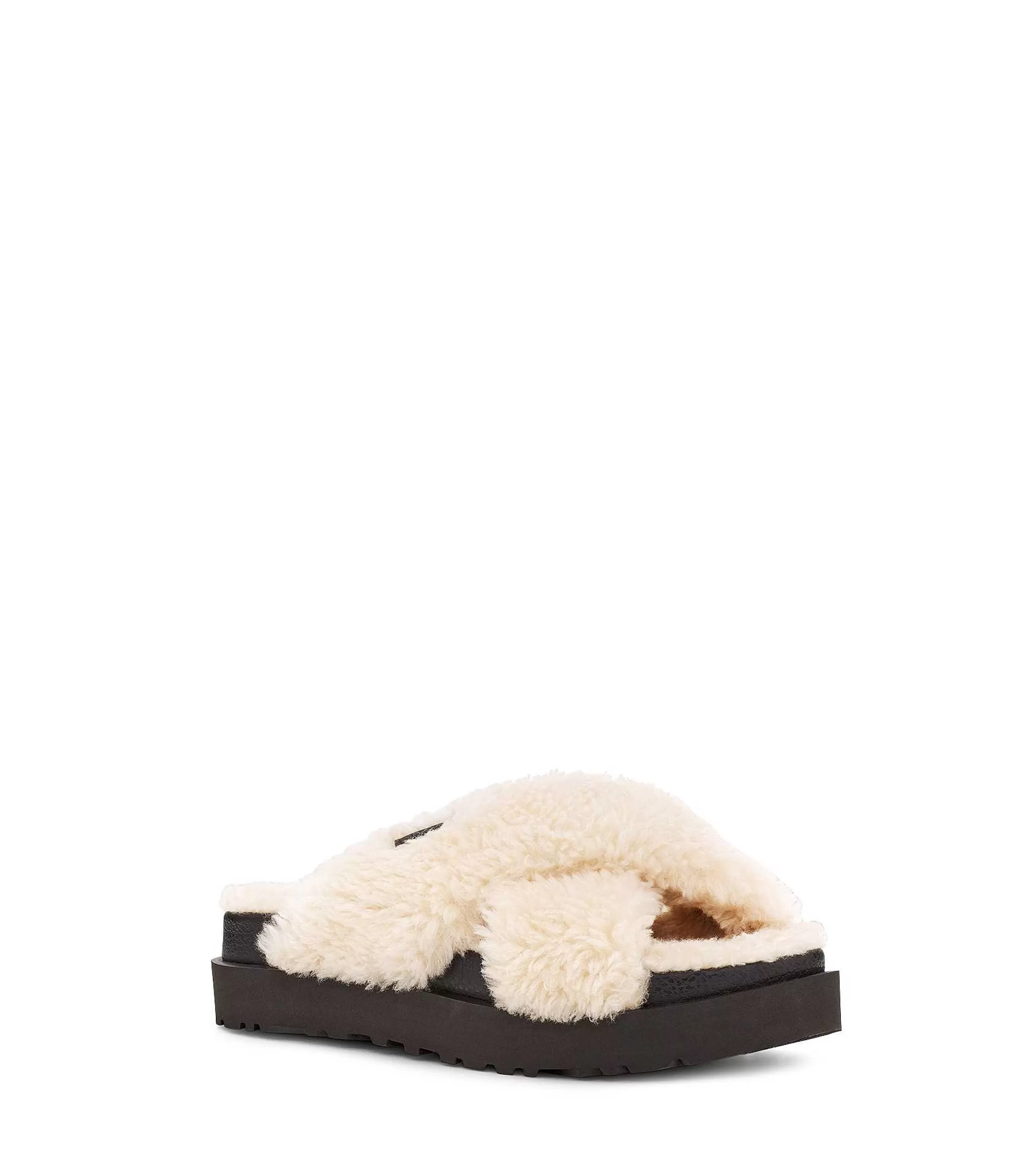 Donne UGG Ciabatte-Scivolo a croce Fuzz Sugar