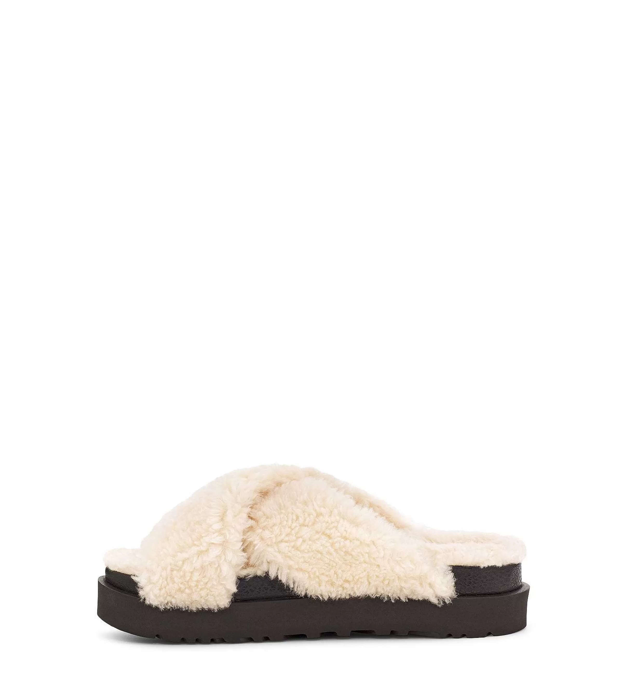 Donne UGG Ciabatte-Scivolo a croce Fuzz Sugar